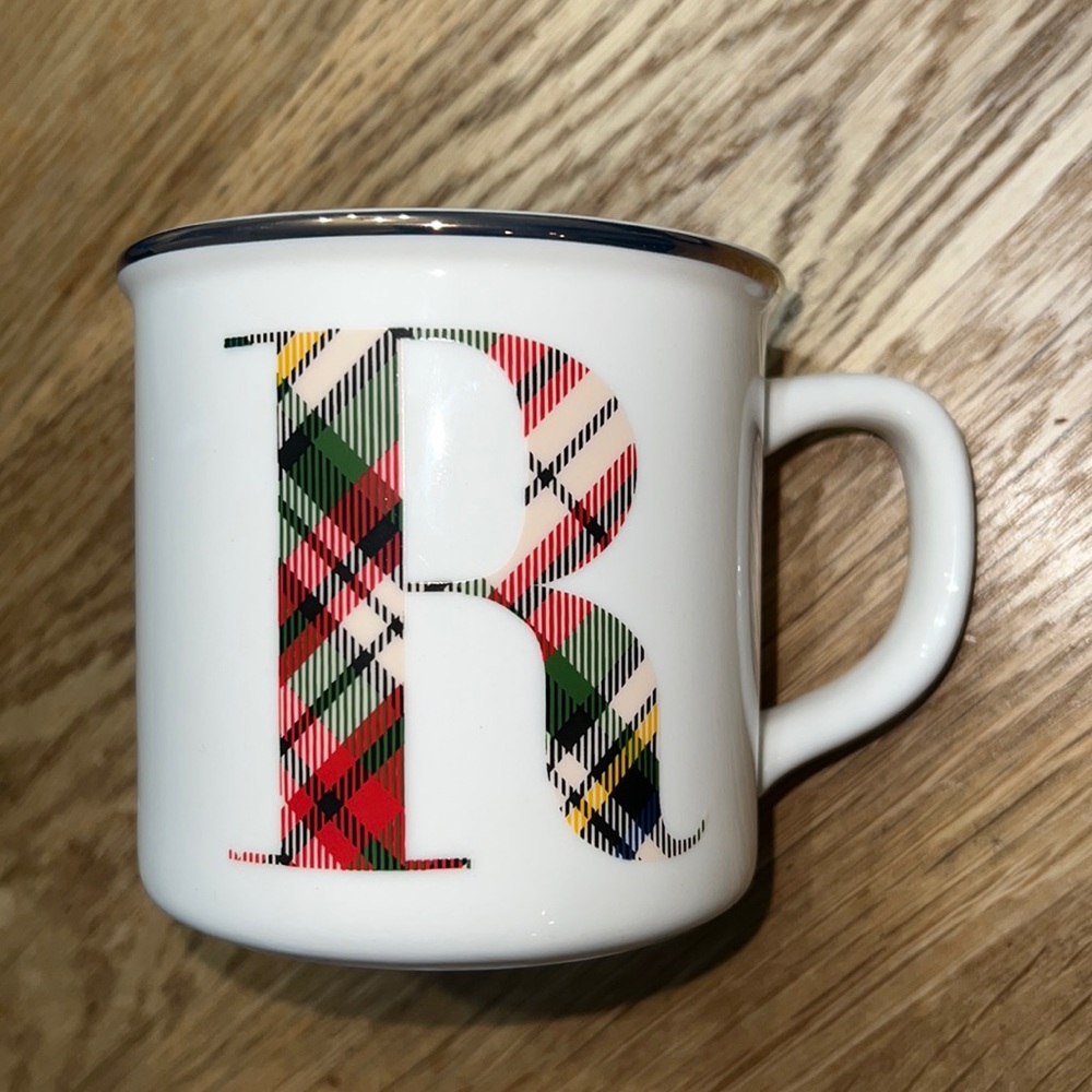 Pottery Barn Mug Monogramed “R”